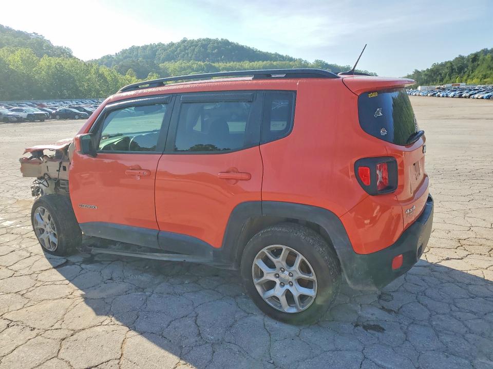 2017 Jeep Renegade VIN ZACCJBBB7HPE49606 COPART salvage auction — FRONT END, Wv - Salvage Certificate, sold $275 on 2026-07-30 (photo 2)