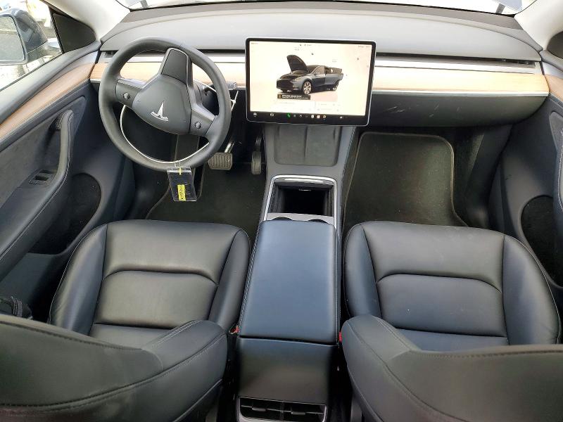 2024 Tesla Model y VIN 7SAYGDEE2RA245942 COPART salvage auction — FRONT END, Ca - Salvage Certificate, sold $14,600 on 2026-07-08 (photo 8)