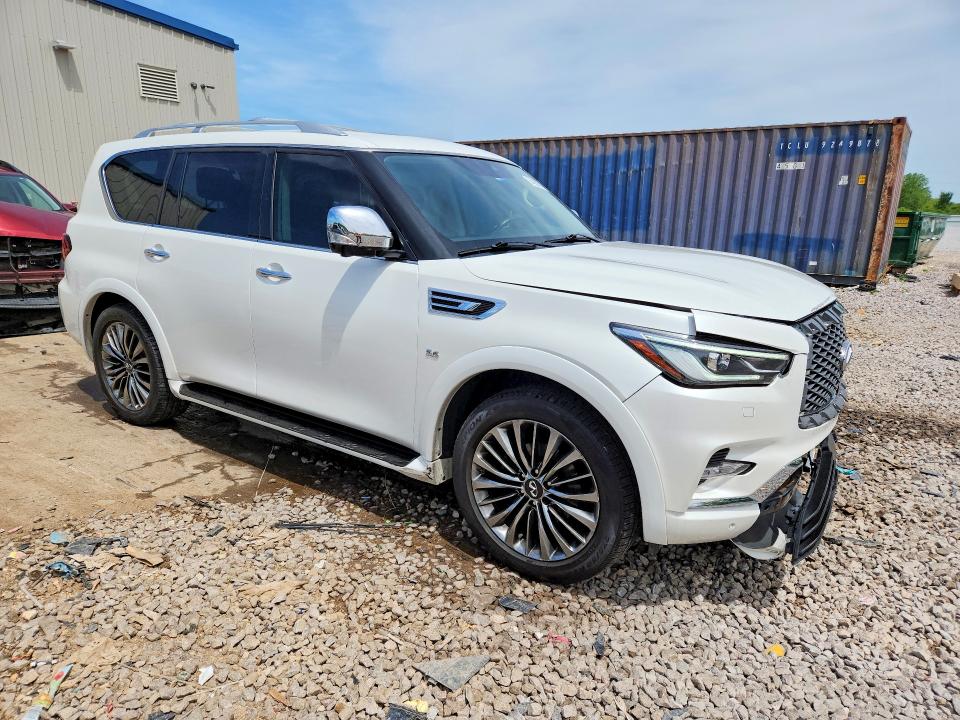 2018 Infiniti Qx80 VIN JN8AZ2NC8J9440736 COPART salvage auction — FRONT END, Wi - Certificate Of Title, sold $9,000 on 2026-07-13 (photo 4)