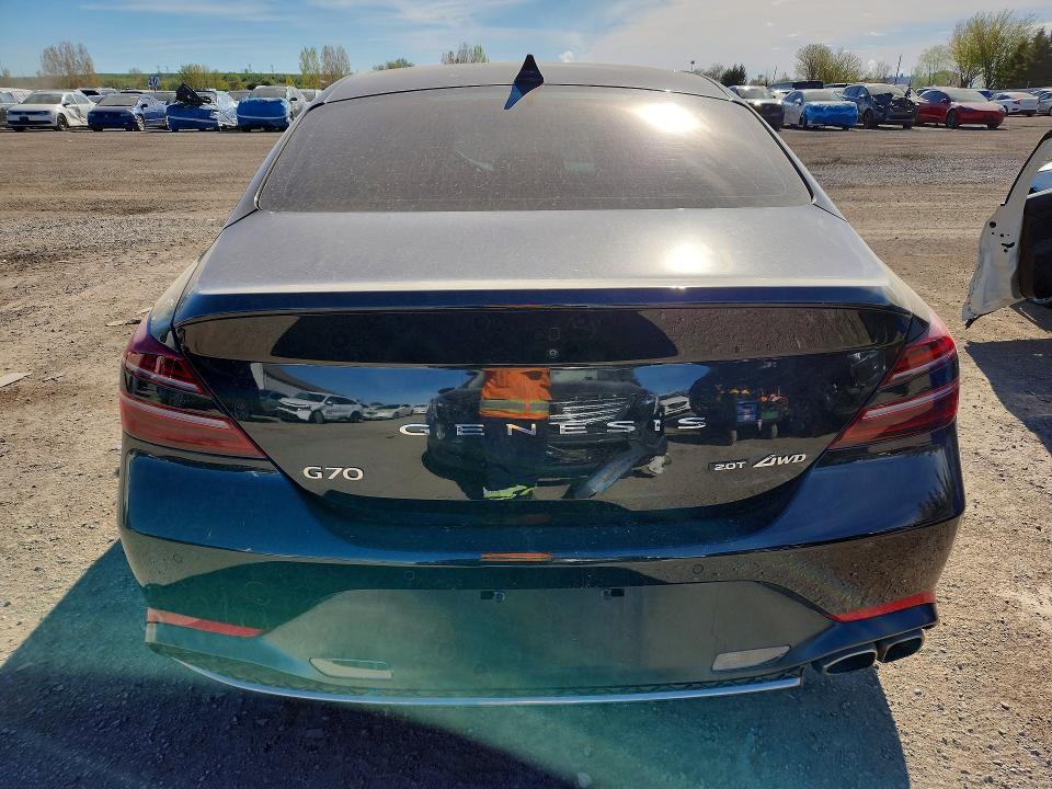 2023 Genesis G70 VIN KMTG34TA5PU113674 COPART salvage auction — SIDE, On - Permit No Brand - Unfit, sold $16,500 on 2026-07-07 (photo 6)