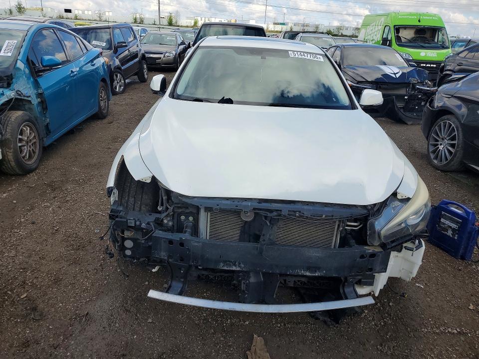 2014 Infiniti VIN JN1BV7ARXEM692626 COPART salvage auction — FRONT END, IL, sold $300 on 2026-07-30 (photo 5)