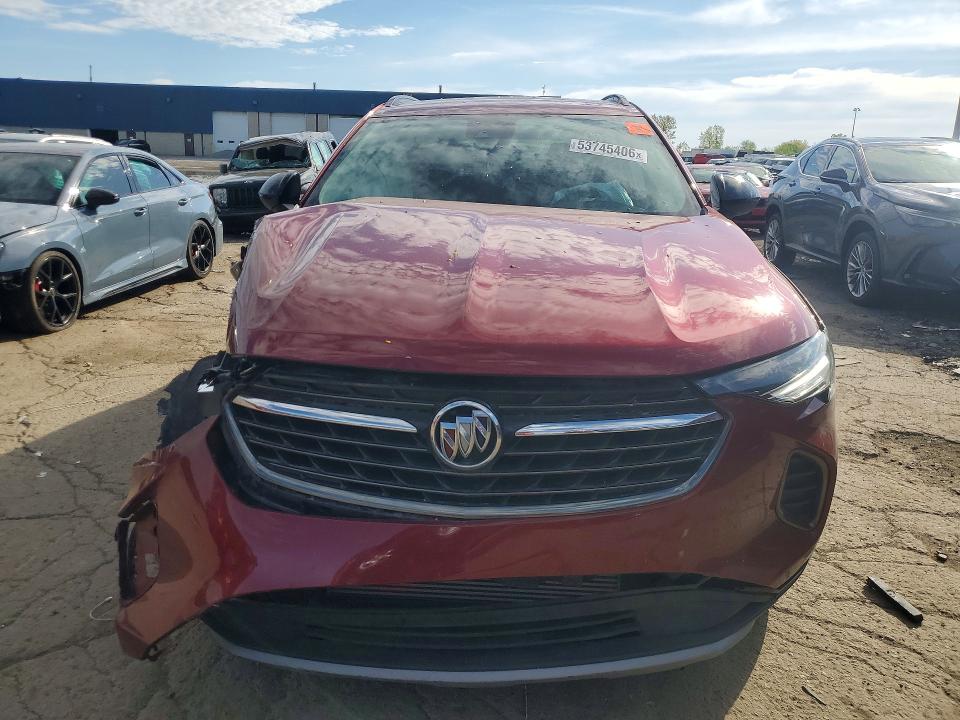 2022 Buick Envision VIN LRBFZNR41ND071757 COPART salvage auction — FRONT END, Mi - Scrap Certificate Of Title, sold $1,950 on 2026-07-17 (photo 5)