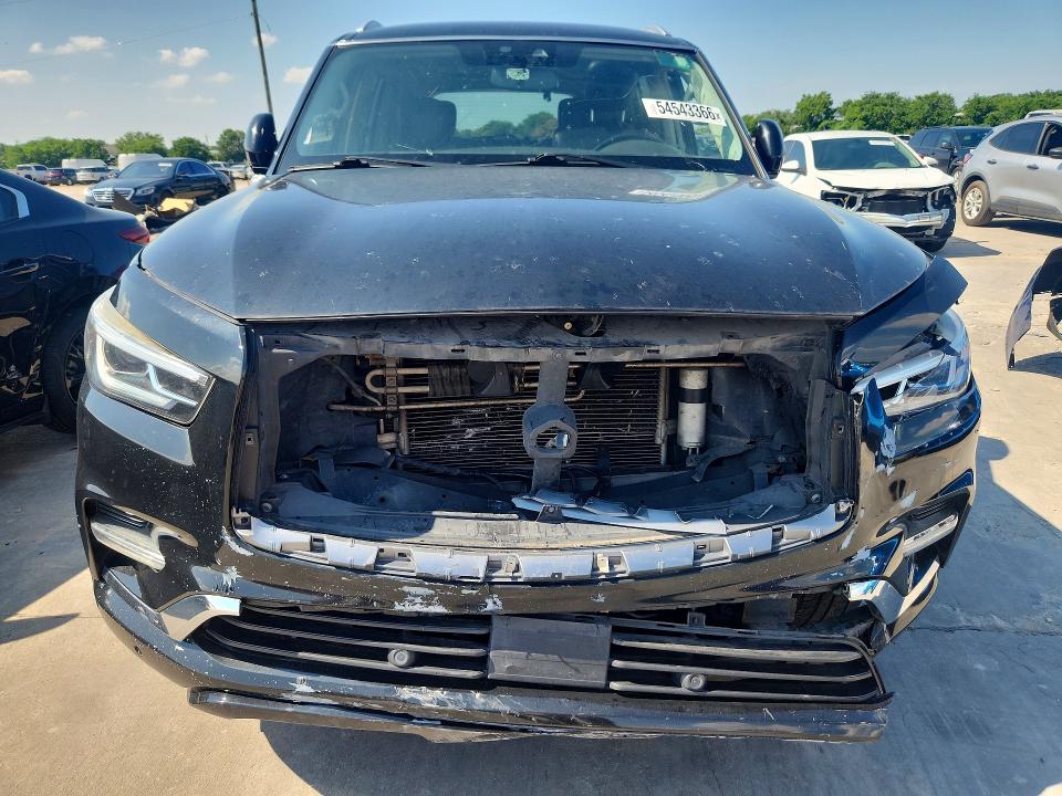 2019 Infiniti Qx80 VIN JN8AZ2NE6K9230168 COPART salvage auction — FRONT END, Tx - Certificate Of Title (P), sold $7,300 on 2026-07-28 (photo 5)