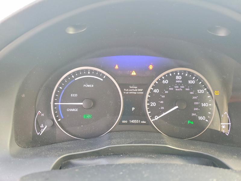 2015 Lexus ES VIN JTHBW1GG0F2088253 COPART salvage auction — FRONT END, Tx - Salvage Vehicle Title, sold $4,250 on 2026-07-09 (photo 9)