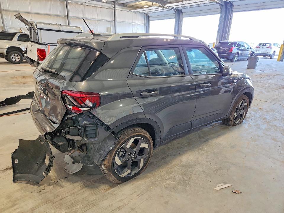 2025 Hyundai Venue VIN KMHRC8A32SU401661 COPART salvage auction — REAR END, Ne - Cert Of Title-Salvage, sold $4,150 on 2026-07-07 (photo 3)