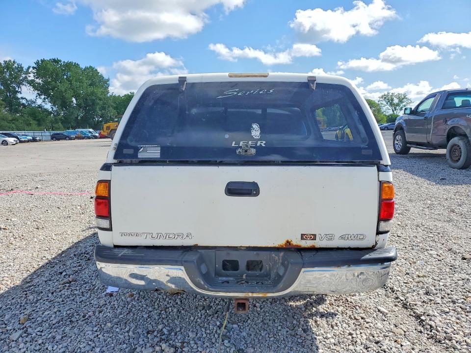 2000 Toyota Tundra VIN 5TBBT4418YS051046 COPART salvage auction — SIDE, IA - CERT OF TITLE-SALVAGE TITLE, sold $550 on 2026-07-31 (photo 6)