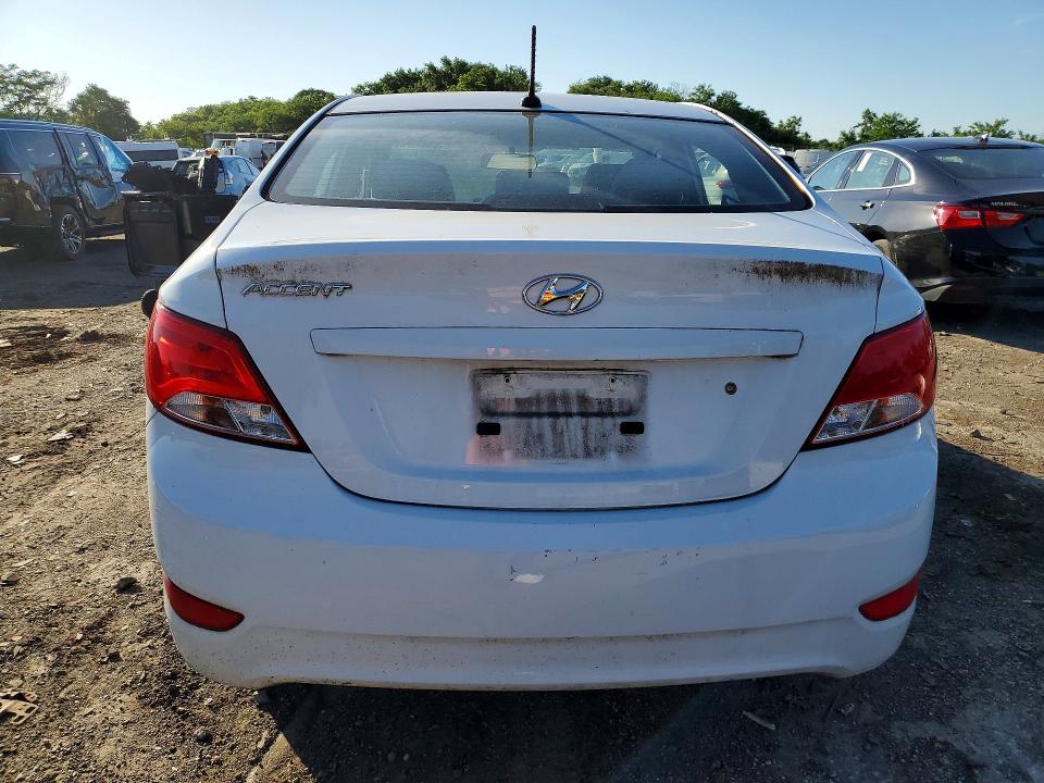 2017 Hyundai Accent VIN KMHCT4AEXHU309822 COPART salvage auction — FRONT END, Md - Certificate Of Title, sold $1,100 on 2026-07-02 (photo 6)