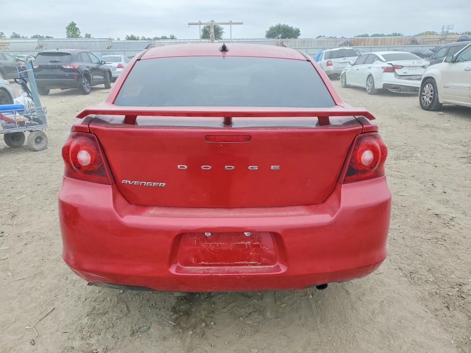 2014 Dodge Avenger VIN 1C3CDZAB4EN227017 COPART salvage auction — FRONT END, Ks - Cert Of Title-Salvage, sold $475 on 2026-07-09 (photo 6)