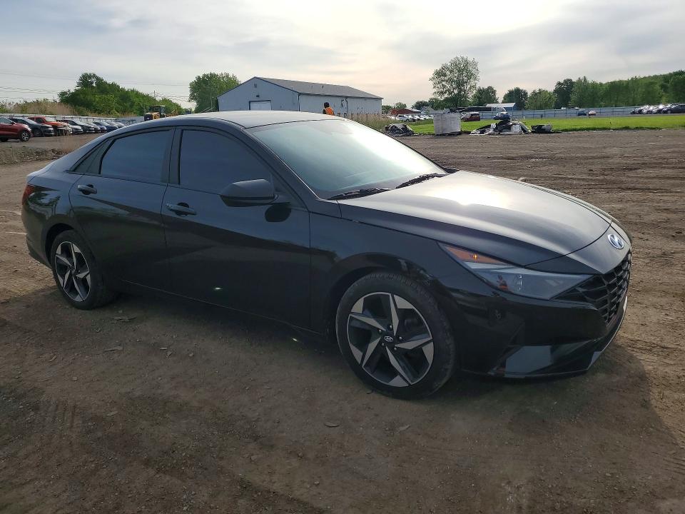 2023 Hyundai Elantra VIN KMHLS4AG6PU461941 COPART salvage auction — HAIL, Oh - Cert Of Title-Salvage, sold $7,700 on 2026-07-13 (photo 4)