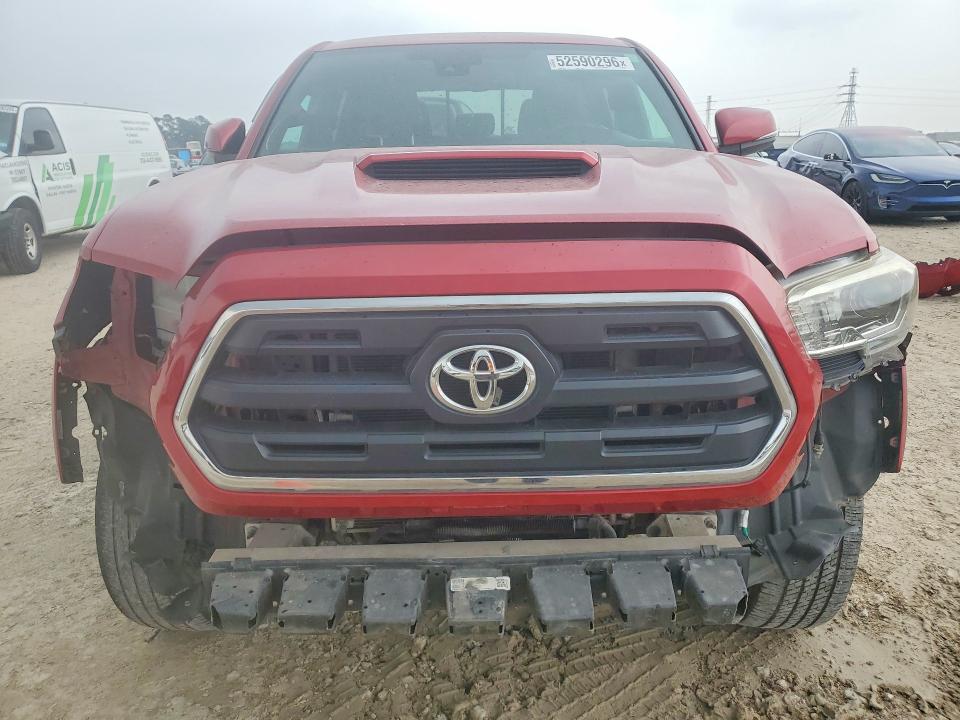 2020 Toyota Tacoma VIN 5TFAZ5CN0LX093533 COPART salvage auction — FRONT END, Tx - Cert Of Title-Rebuilt Salvage, sold $11,000 on 2026-07-17 (photo 5)