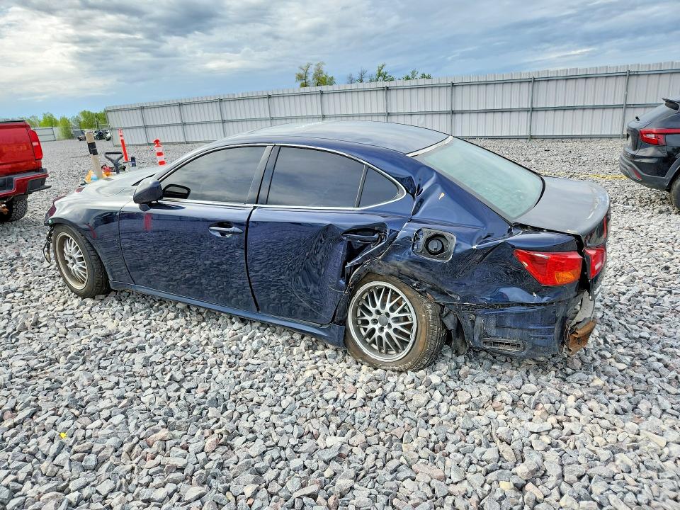 2006 Lexus Is 250 VIN JTHCK262465004297 COPART salvage auction — REAR END, Wi - Junked Vehicle Bill Of Sale, sold $225 on 2026-07-06 (photo 2)