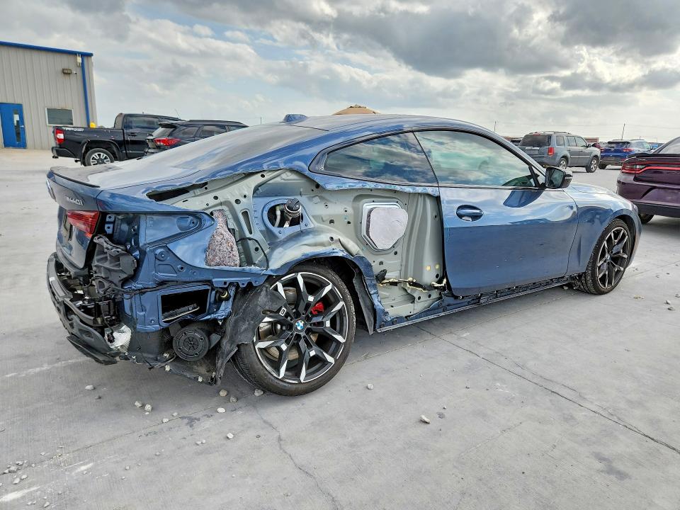 2025 BMW M4 VIN WBA83DA07SCU13693 COPART salvage auction — REAR END, Tx - Salvage Vehicle Title, sold $26,000 on 2026-07-10 (photo 3)