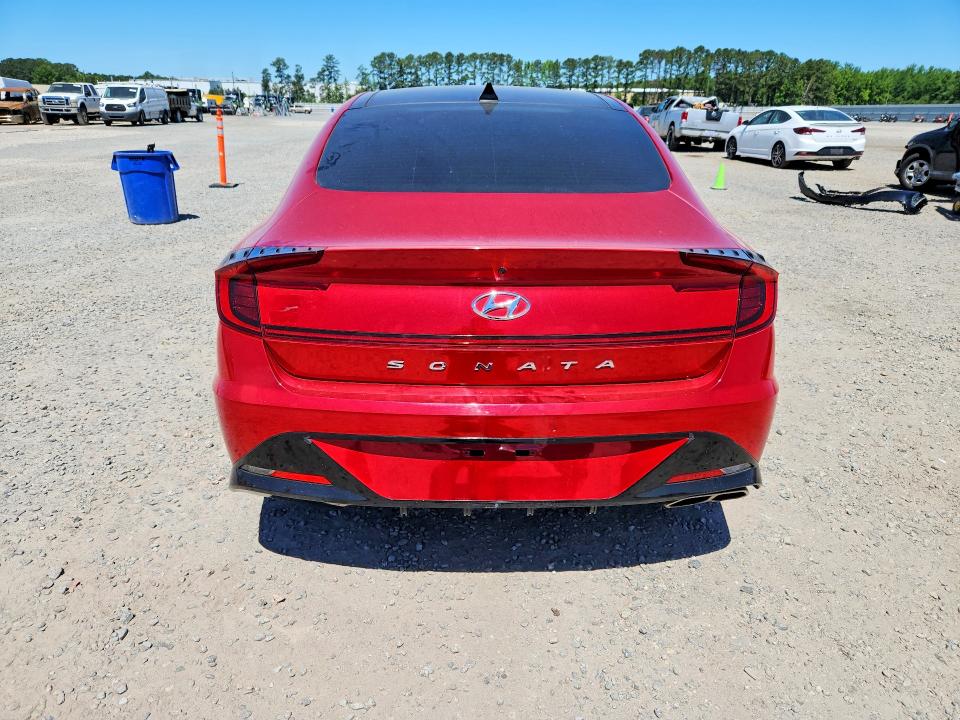 2020 Hyundai Sonata VIN 5NPEF4JA2LH039683 COPART salvage auction — FRONT END, Nc - Salvage Certificate Of Title, sold $3,300 on 2026-07-06 (photo 6)