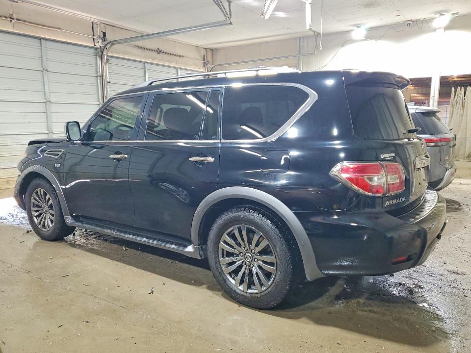 2018 Nissan Armada VIN JN8AY2NF6J9332466 COPART salvage auction — FRONT END, Tn - Salvage Certificate, sold $4,800 on 2026-07-21 (photo 2)