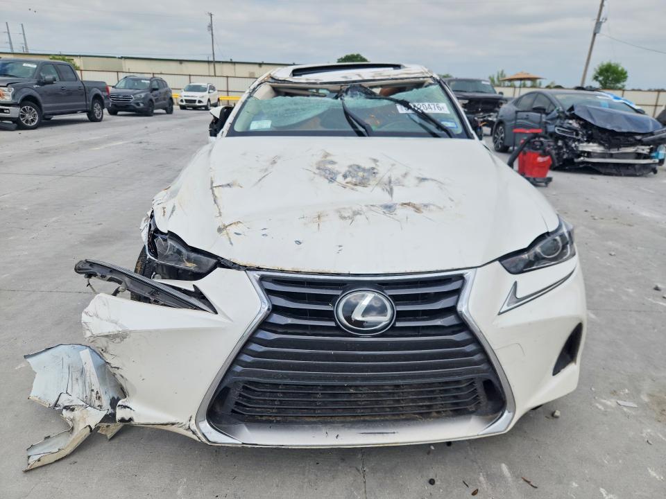 2018 Lexus Is VIN JTHBA1D27J5075210 COPART salvage auction — FRONT END, Tx - Salvage Vehicle Title, sold $1,650 on 2026-07-10 (photo 5)