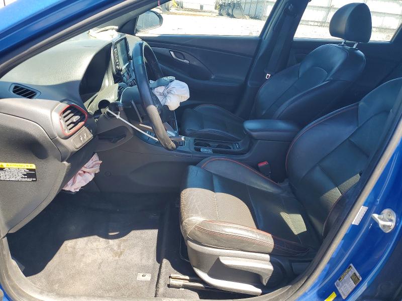 2018 Hyundai Elantra VIN KMHH55LC9JU042230 COPART salvage auction — FRONT END, Nj - Cert Of Title-Salvage, sold $1,900 on 2026-07-10 (photo 7)