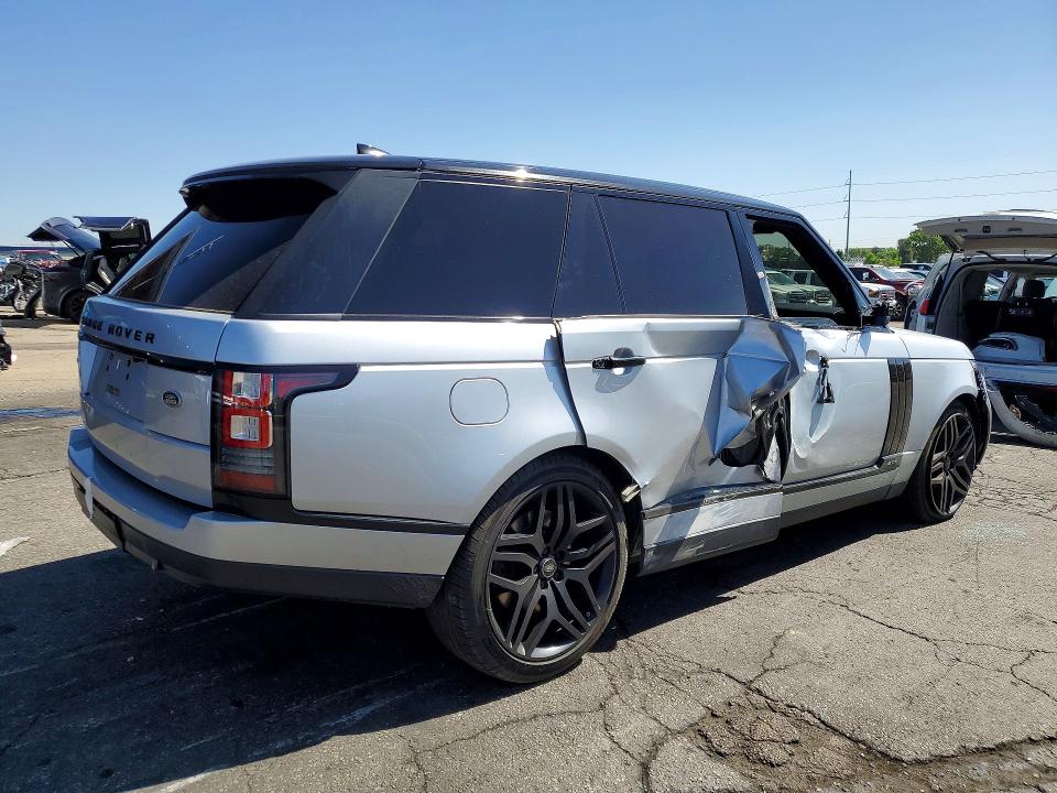 2017 Land rover RANGE ROVER VIN SALGS5FE0HA347304 COPART salvage auction — SIDE, Co - Public - Salvage Title, sold $7,900 on 2026-08-01 (photo 3)