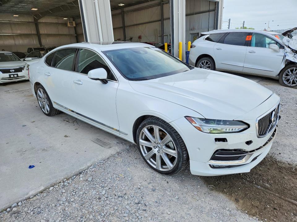 2018 Volvo S90 VIN LVY992ML1JP036584 COPART salvage auction — FRONT END, Ne - Cert Of Title-Salvage, sold $3,150 on 2026-07-21 (photo 4)