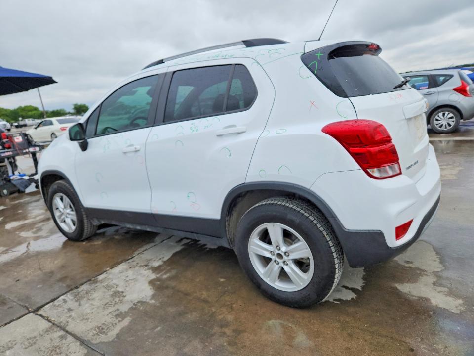 2021 Chevrolet Trax VIN KL7CJPSB5MB359191 COPART salvage auction — HAIL, Tx - Certificate Of Title, sold $4,350 on 2026-07-09 (photo 2)