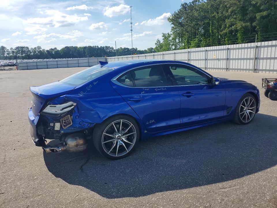 2023 Genesis VIN KMTG34TA2PU116242 COPART salvage auction — REAR END, Nc - Salvage Certificate Of Title, sold $8,000 on 2026-07-02 (photo 3)