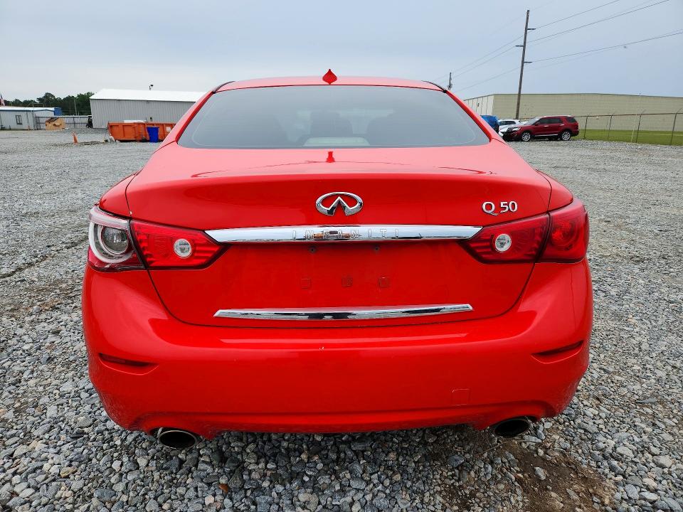 2015 Infiniti Q50 VIN JN1BV7AP0FM337772 COPART salvage auction — FRONT END, GA - CERT OF TITLE-SALVAGE, sold $700 on 2026-07-28 (photo 6)