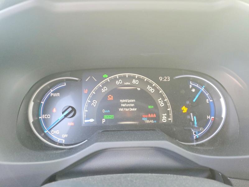 2023 Toyota Rav 4 VIN JTM16RFV6PD102044 COPART salvage auction — FRONT END, Ca - Salvage Certificate, sold $14,100 on 2026-07-15 (photo 9)