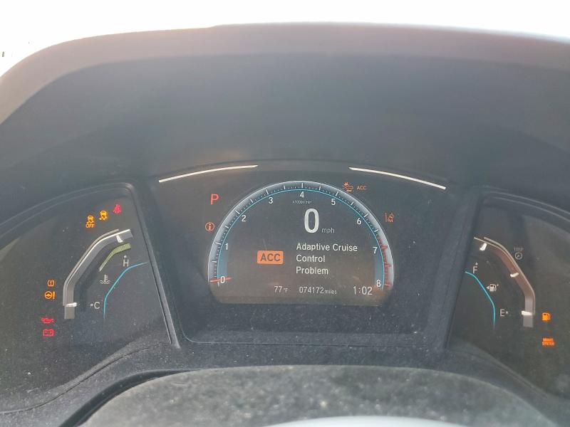 2019 Honda Civic VIN 2HGFC2F62KH540989 COPART salvage auction — SIDE, MA - CERT OF TITLE-SALVAGE, sold $4,700 on 2026-07-02 (photo 9)