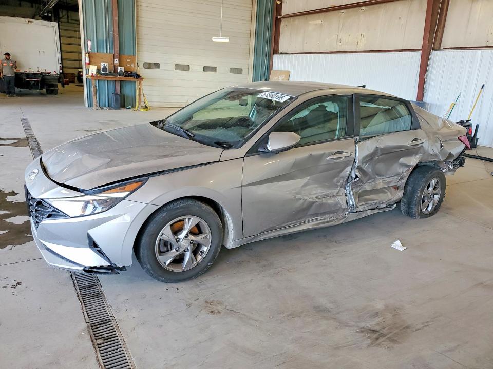 2021 Hyundai Elantra VIN 5NPLL4AG8MH041508 COPART salvage auction — REAR END, Il - Salvage Certificate, sold $150 on 2026-07-29 (photo 1)