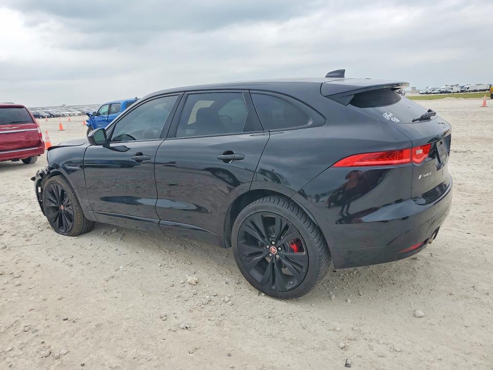 2018 Jaguar F-pace VIN SADCM2FV7JA286784 COPART salvage auction — FRONT END, Tx - Salvage Vehicle Title, sold $80 on 2026-07-23 (photo 2)