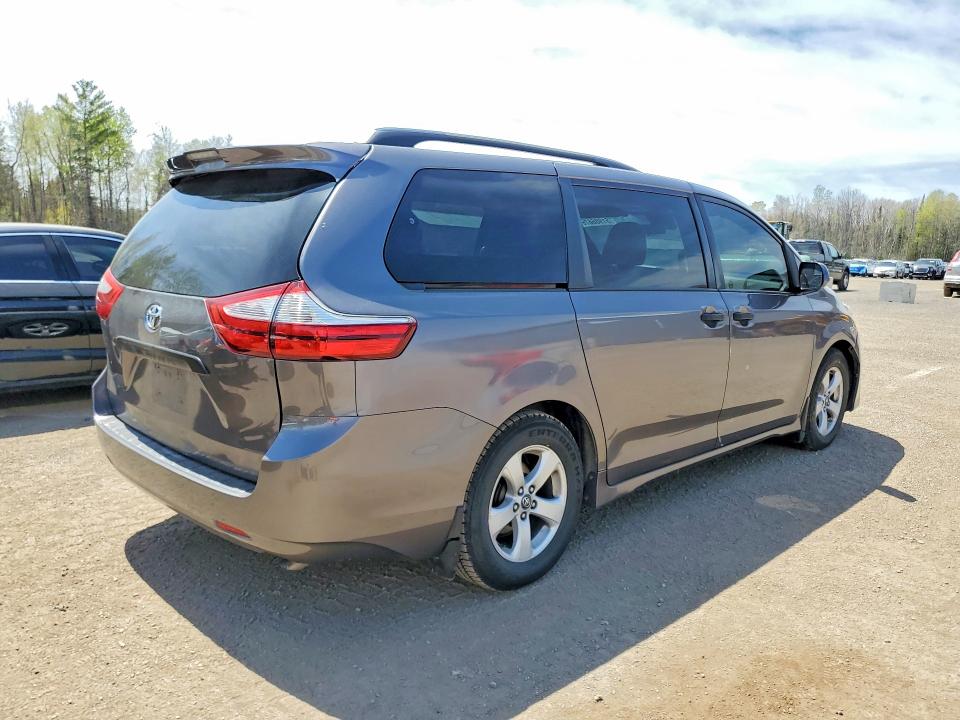 2019 Toyota Sienna VIN 5TDZZ3DC8KS967829 COPART salvage auction — FRONT END, ON - PERMIT NO BRAND - UNFIT, sold $1,650 on 2026-07-21 (photo 3)