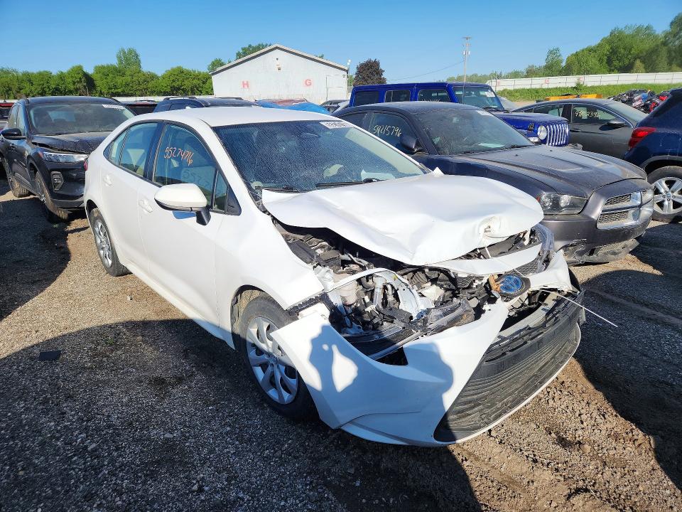 2023 Toyota Corolla VIN JTDBCMFE4PJ008603 COPART salvage auction — FRONT END, Mi - Scrap Certificate Of Title, sold $3,550 on 2026-07-23 (photo 4)