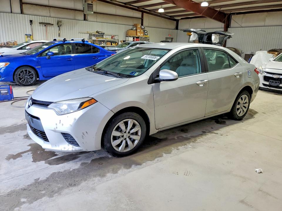 2014 Toyota Corolla VIN 2T1BURHE6EC088891 COPART salvage auction — SIDE, Pa - Certificate Of Salvage, sold $3,000 on 2026-07-02 (photo 1)