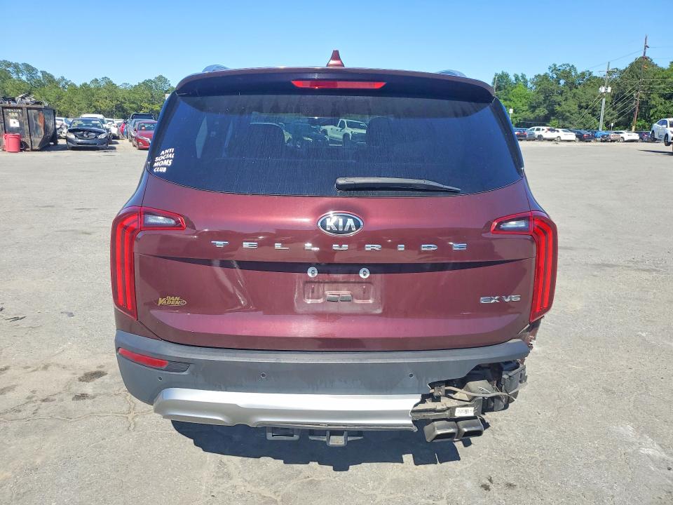 2021 Kia Telluride VIN 5XYP34HC8MG105378 COPART salvage auction — SIDE, Nc - Salvage Certificate Of Title, sold $6,800 on 2026-07-13 (photo 6)