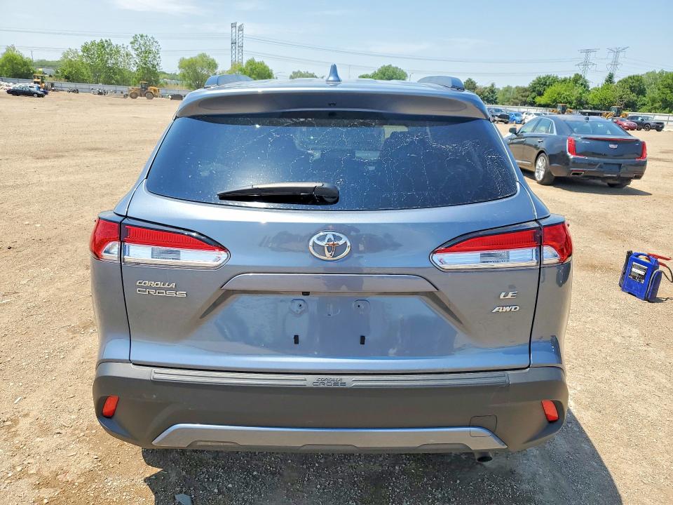 2023 Toyota Corolla cross VIN 7MUCAABG5PV054417 COPART salvage auction — SIDE, Il - Salvage Certificate, sold $8,300 on 2026-07-21 (photo 6)
