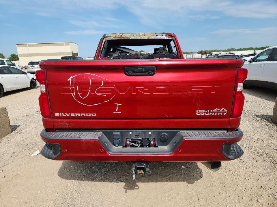2022 Chevrolet Silverado VIN 1GC4YREY6NF181879 COPART salvage auction — INTERIOR BURN, Tn - Non-Repairable Certificate, sold $5,400 on 2026-07-02 (photo 6)
