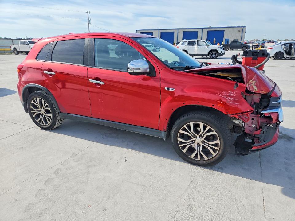 2018 Mitsubishi Outlander VIN JA4AP3AU1JU009443 COPART salvage auction — FRONT END, Tx - Salvage Vehicle Title, sold $2,550 on 2026-07-14 (photo 4)