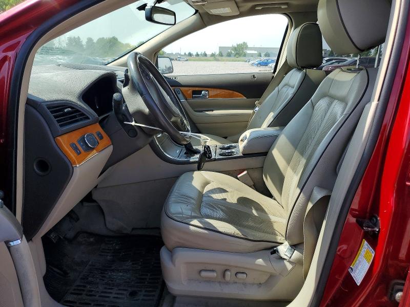 2014 Lincoln Mkx VIN 2LMDJ8JK8EBL09377 COPART salvage auction — FRONT END, IA - CERT OF TITLE-SALVAGE TITLE, sold $450 on 2026-07-08 (photo 7)