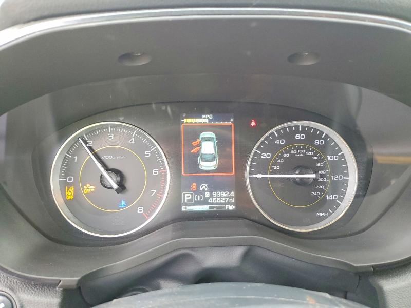 2023 Subaru Xv VIN JF2GTHSC9PH269560 COPART salvage auction — HAIL, Ia - Cert Of Title-Salvage Title, sold $10,900 on 2026-07-08 (photo 9)