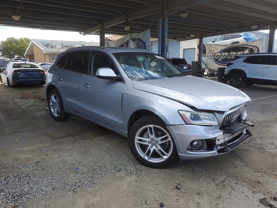 2016 Audi Q5 VIN WA1L2AFP1GA075032 COPART salvage auction — FRONT END, Ca - Salvage Certificate, sold $1,550 on 2026-07-16 (photo 4)