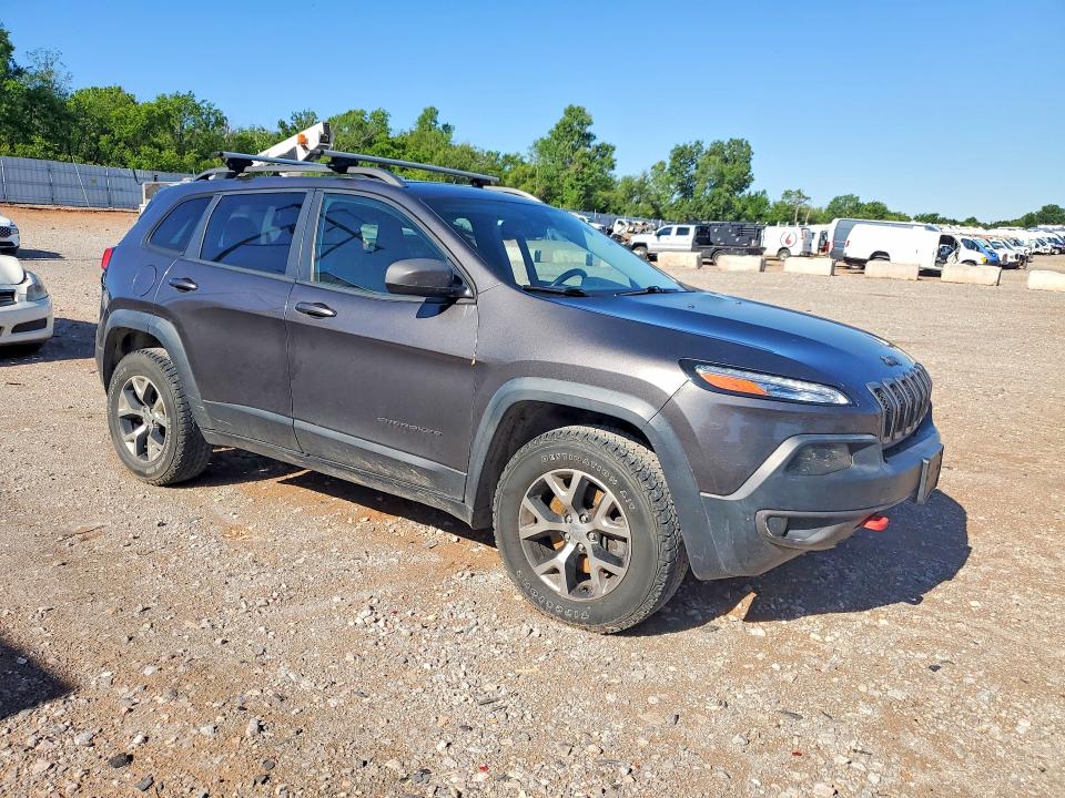 2014 Jeep Cherokee VIN 1C4PJMBS9EW139047 COPART salvage auction — FRONT END, Ok - Cert Of Title-Salvage, sold $1,950 on 2026-07-09 (photo 4)