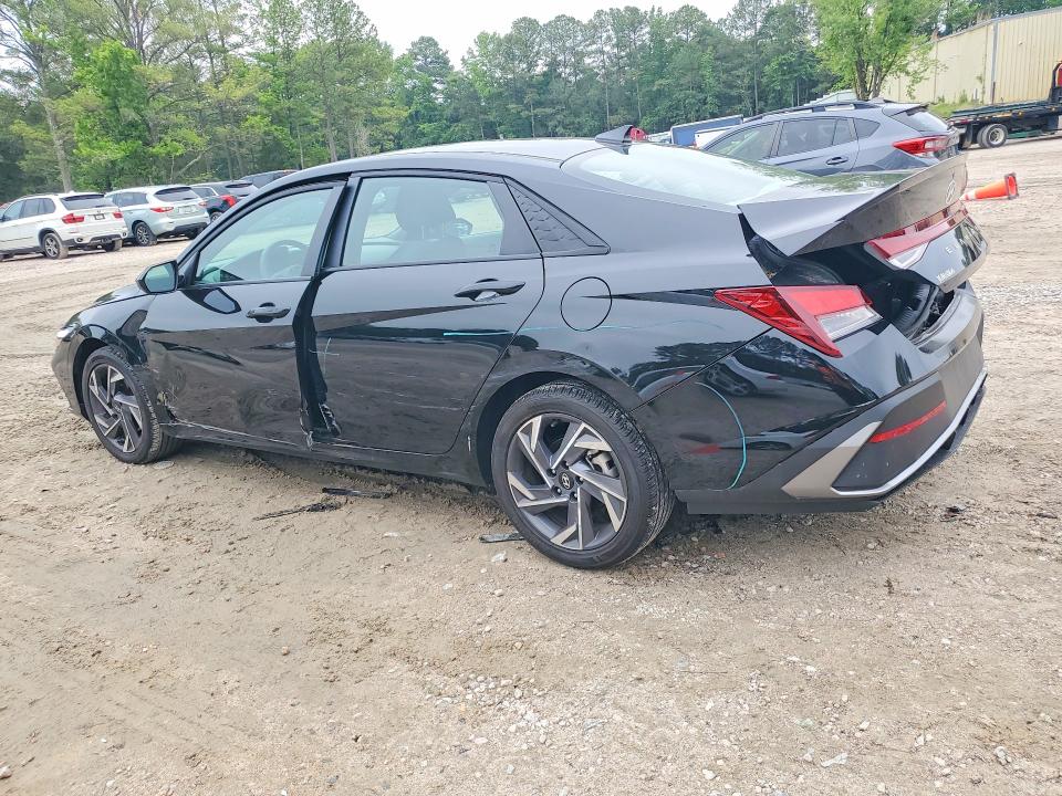 2025 Hyundai Elantra VIN KMHLM4DG2SU040801 COPART salvage auction — REAR END, Nc - Salvage Certificate Of Title, sold $525 on 2026-07-24 (photo 2)