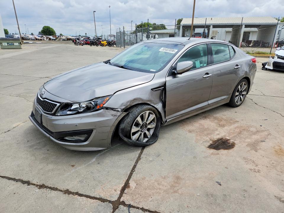 2013 Kia Optima VIN 5XXGR4A60DG242726 COPART salvage auction — FRONT END, CA - SALVAGE CERTIFICATE, sold $10 on 2026-07-27 (photo 1)