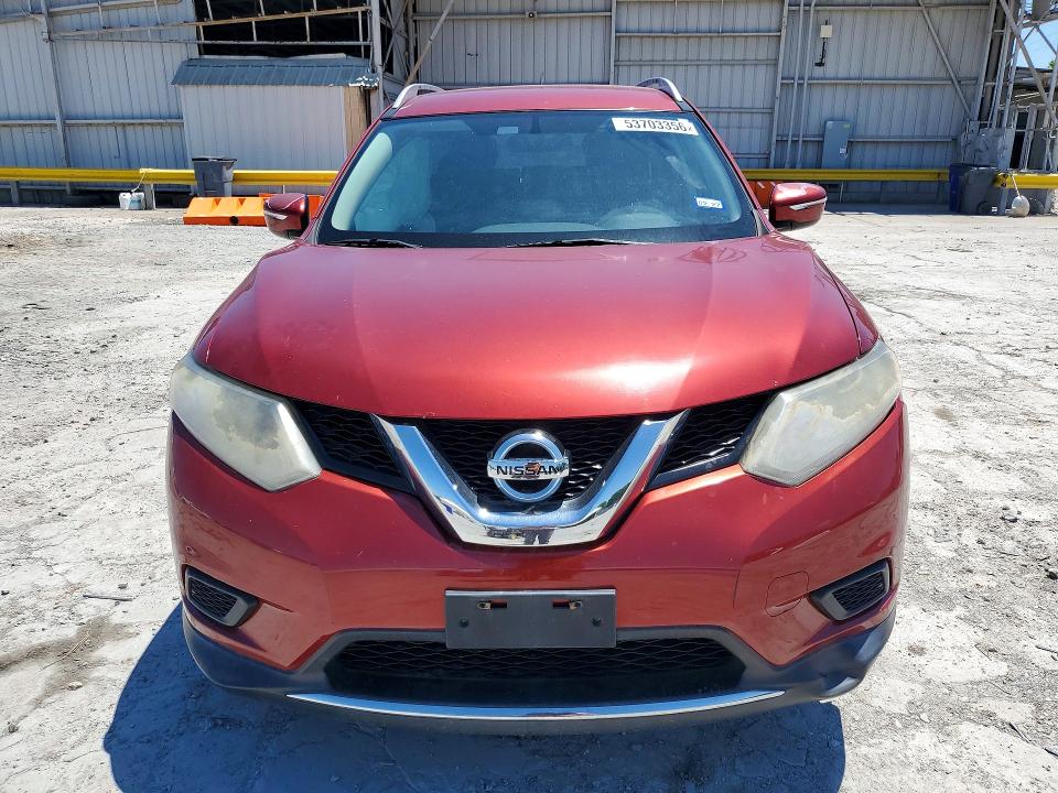 2015 Nissan Rogue VIN KNMAT2MT2FP575860 COPART salvage auction — SIDE, Tx - Salvage Vehicle Title, sold $1,300 on 2026-07-21 (photo 5)