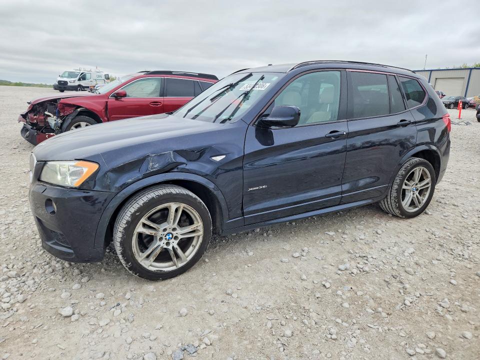 2011 BMW X3 VIN 5UXWX7C53BL732659 COPART salvage auction — FRONT END, Mi - Certificate Of Title, sold $1,300 on 2026-07-09 (photo 1)