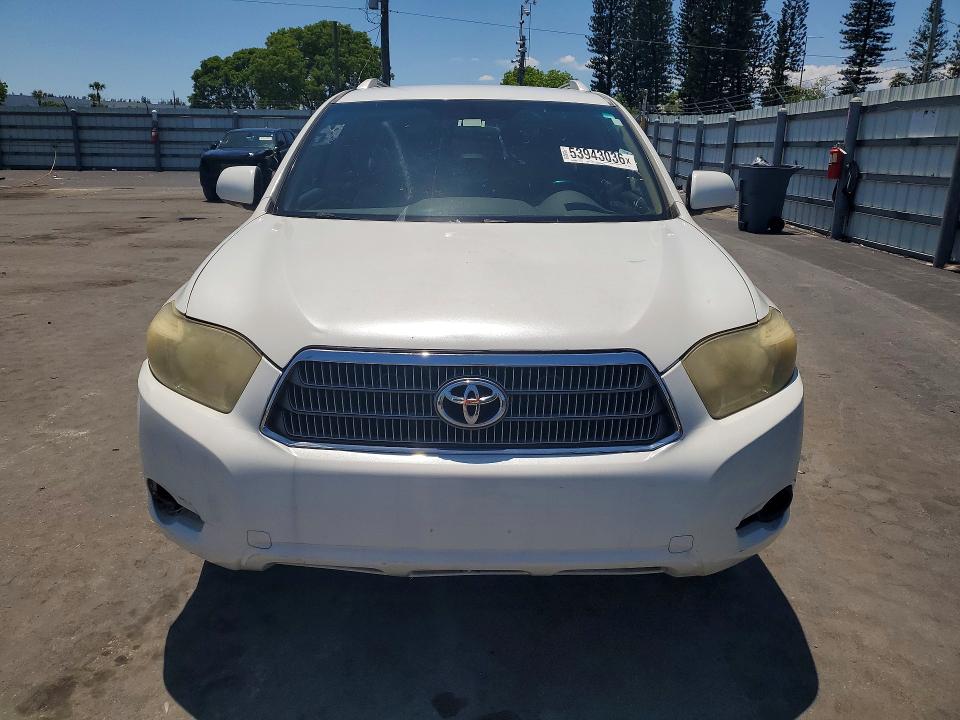 2008 Toyota Highlander hybrid VIN JTEEW41A082000577 COPART salvage auction — MECHANICAL, Fl - Certificate Of Title (P), sold $3,050 on 2026-07-06 (photo 5)
