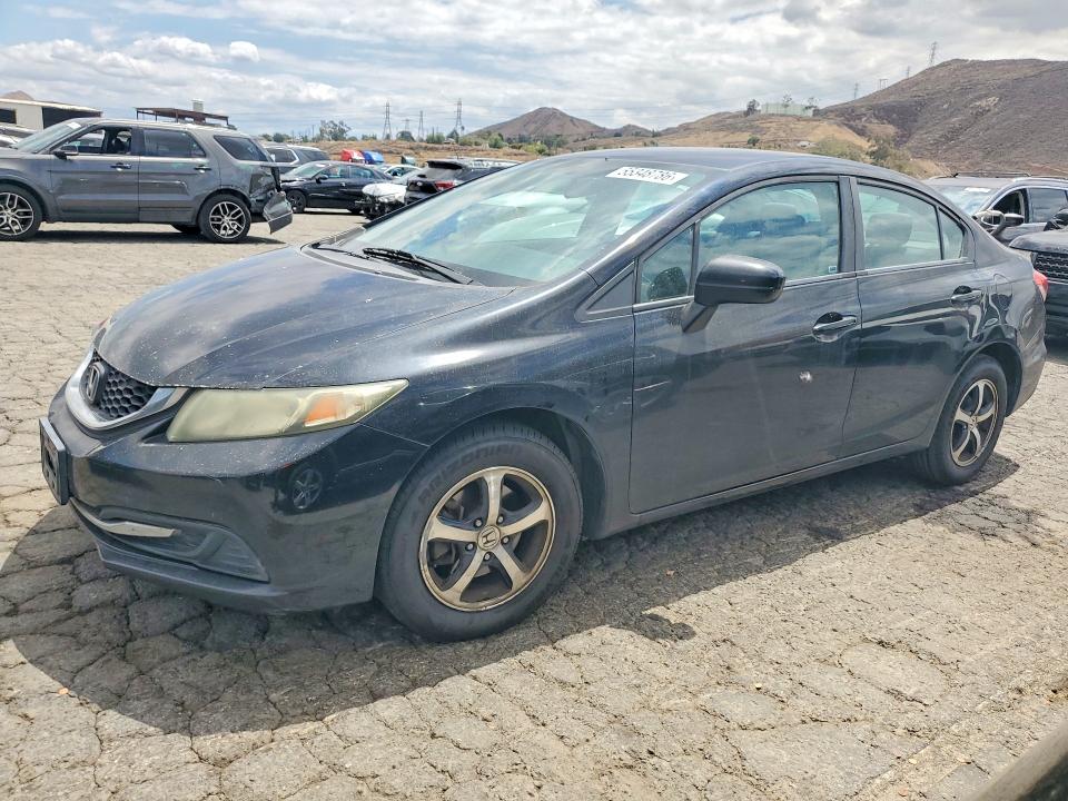 2015 Honda Civic VIN 19XFB2F73FE702415 COPART salvage auction — SIDE, Ca - Salvage Certificate, sold $2,250 on 2026-07-09 (photo 1)