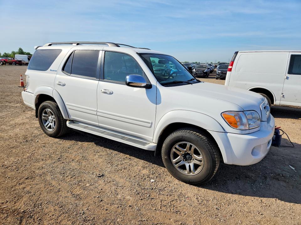 2007 Toyota Sequoia VIN 5TDBT48A17S278529 COPART salvage auction — REAR END, Il - Salvage Certificate, sold $1,150 on 2026-07-07 (photo 4)