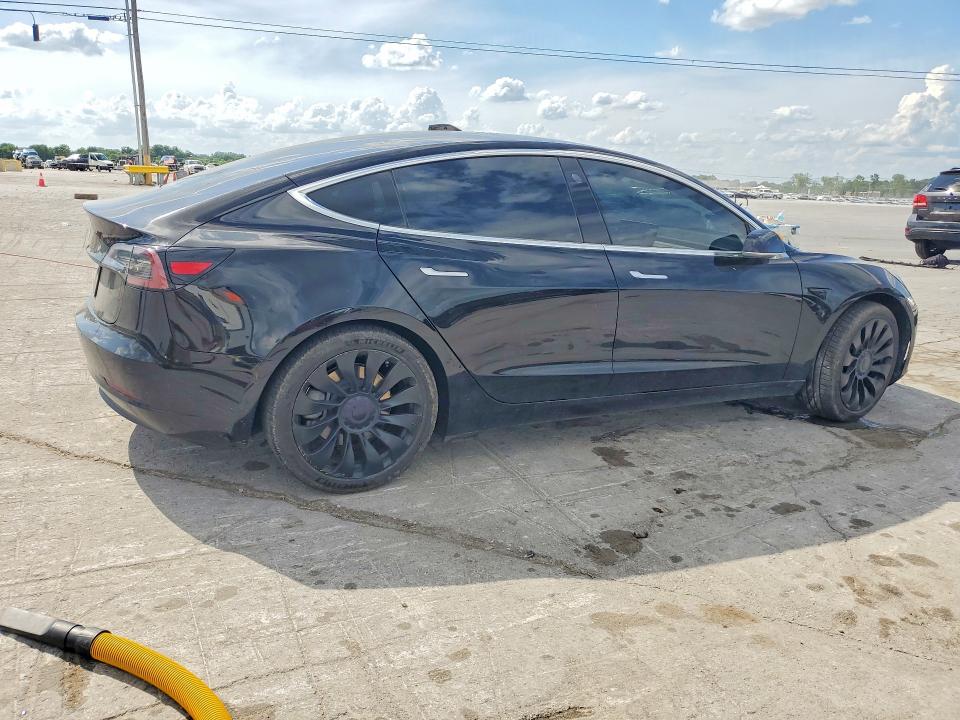 2019 Tesla Model 3 VIN 5YJ3E1EA8KF357470 COPART salvage auction — REAR END, TN - SALVAGE CERTIFICATE, sold $4,250 on 2026-07-27 (photo 3)