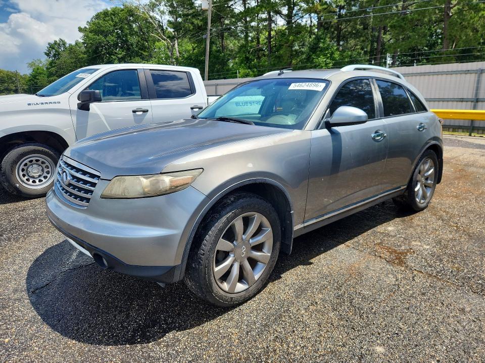 2008 Infiniti Fx35 VIN JNRAS08U68X101732 COPART salvage auction — MINOR DENT/SCRATCHES, AL - CERT OF TITLE-REBUILT, sold $250 on 2026-07-27 (photo 1)