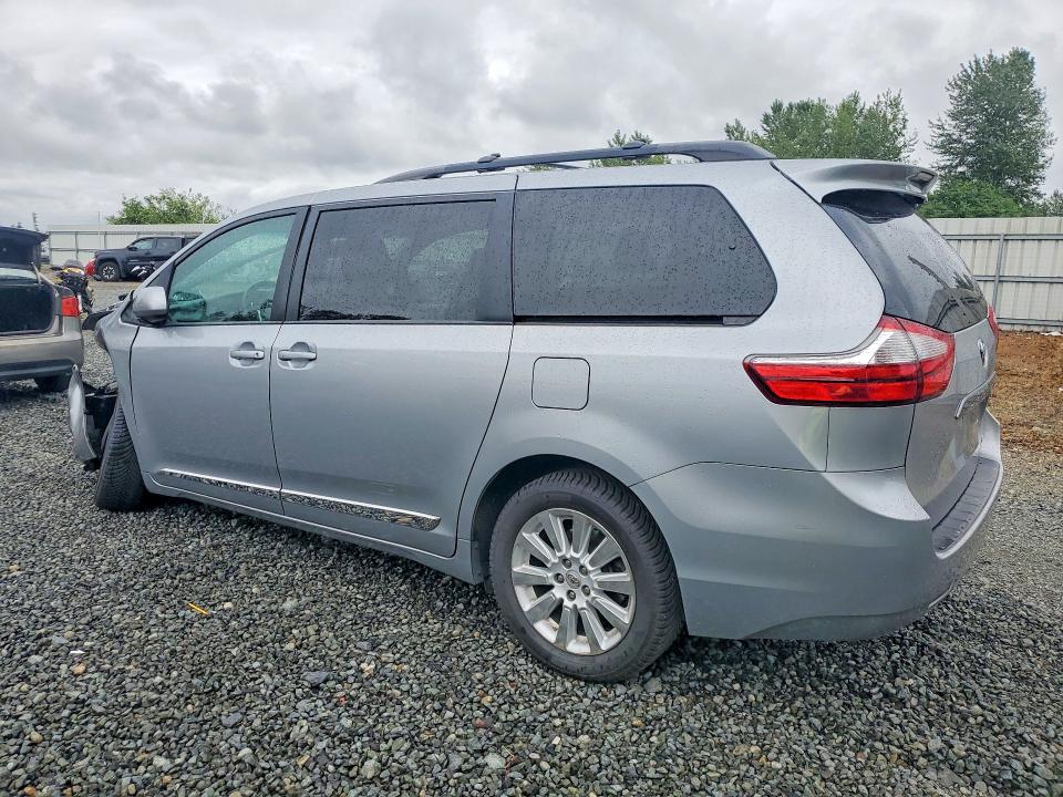 2015 Toyota Sienna VIN 5TDJK3DCXFS095080 COPART salvage auction — FRONT END, WA - BILL OF SALE, sold $2,650 on 2026-07-20 (photo 2)